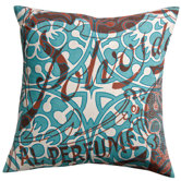 Press Cotton Print Polvos And Tile Pillow
