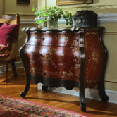 Lattice Rouge 3 Drawer Accent Chest