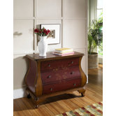 Artistic Expression Hand Painted 3 Drawer Accent Chest