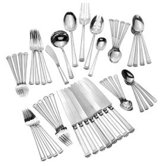 Pantheon 46 Piece Dinner Flatware Set