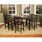 Rosetta 7 Piece Counter Height Dining Set