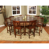 Este 9 Piece Counter Height Dining Set
