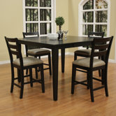 Este 5 Piece Counter Height Dining Set