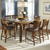 Delphina 7 Piece Counter Height Dining Set