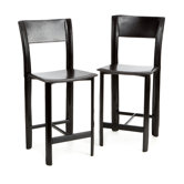 Alto Stool in Merlot Leather