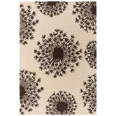 Tufted Pile Chocolate/Cream Seed Rug