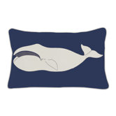 Outdoor Baleen Pillow in Denim