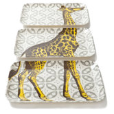 Bazaar Giraffe Tray (Set of 3)