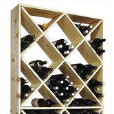 Country Pine 208 Bottle Wine Rack