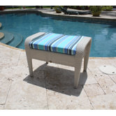 Hospitality Rattan Outdoor Ottomans