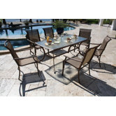 Chub Cay Patio 7 Piece Dining Set