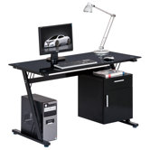 Montana Glass Computer Desk