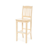 Bulldog Natural Bar Stool (24" - 30" Seats)