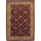 Orissa Antique Ispaghan Burgundy Camel Rug