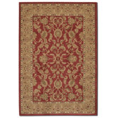 Pera Qum Crimson/Latte Rug