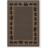 Recife Elephant Novelty Rug