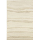 Super Indo-Natural Impressions White Stripe Rug