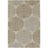 Five Seasons Cream/Sky Blue Montecito Rug