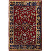 Chobi Red/Navy Azari Rug