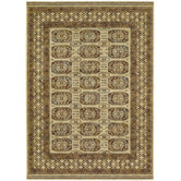 Timeless Treasures Antique Cream Afghan Panel Rug
