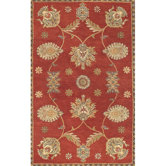 Dynasty All Over Persian Vine Red Rug