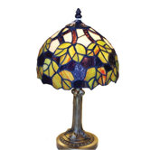 Maple Leaf Table Lamp in Green