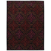 Mirabella Capri Red/Black Rug