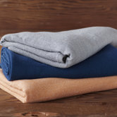 Herringbone Organic Wool Blanket
