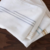 Striped Muslin Burp Cloth (Set of 4)