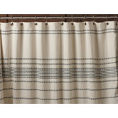 Rippled Stripe Shower Curtain