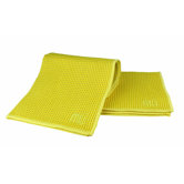 MUmodern Waffle 12" x 12" Microfiber Dish Cloth in Lemon (Set of 3)