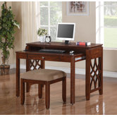 Woodmont Computer Desk / Entertainment Combo