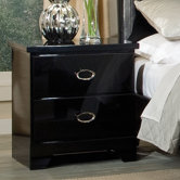 Meridian 2 Drawer Nightstand