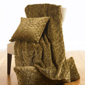 Arturo Sculpted Faux Fur Throw & Pillow