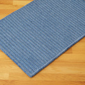 Solid Chenille Blue Ice Kids Rug