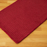 Solid Chenille Sangria Kids Rug
