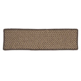 Natural Wool Houndstooth Caramel Stair Tread