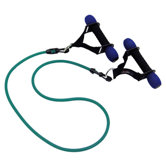 2 lbs Heavy Handles with Medium Resistance Tubing