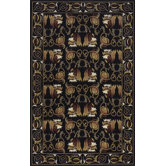 Nouveau Black Rug