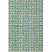 Laguna Aqua Geometric Rug