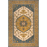 Persian Garden Teal Blue Rug
