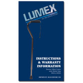 Cane Offset Bronze Tall Nitrile Grip
