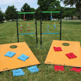 2-in-1 Tournament Bag Toss and Ladder Toss Set