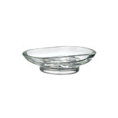 Xtra Spare Clear Glass Freestanding Soap Dish