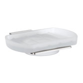 Spa Holder with Frosted Glass Soap Dish
