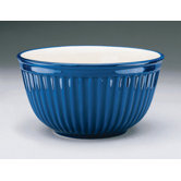 Ribbed Bowl in Cobalt (Set of 3)