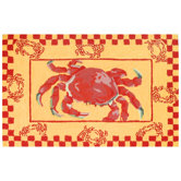 Accents Kitchen Crab Boil Novelty Rug