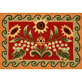 Tuscan Sunflower and Poppy Rug