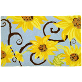 Sunflower Swirl Rug