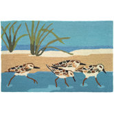 Oceanside Sandpipers Rug